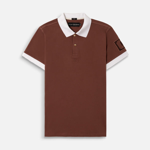 POLO MANGA CORTA COLOR BRUNETTE