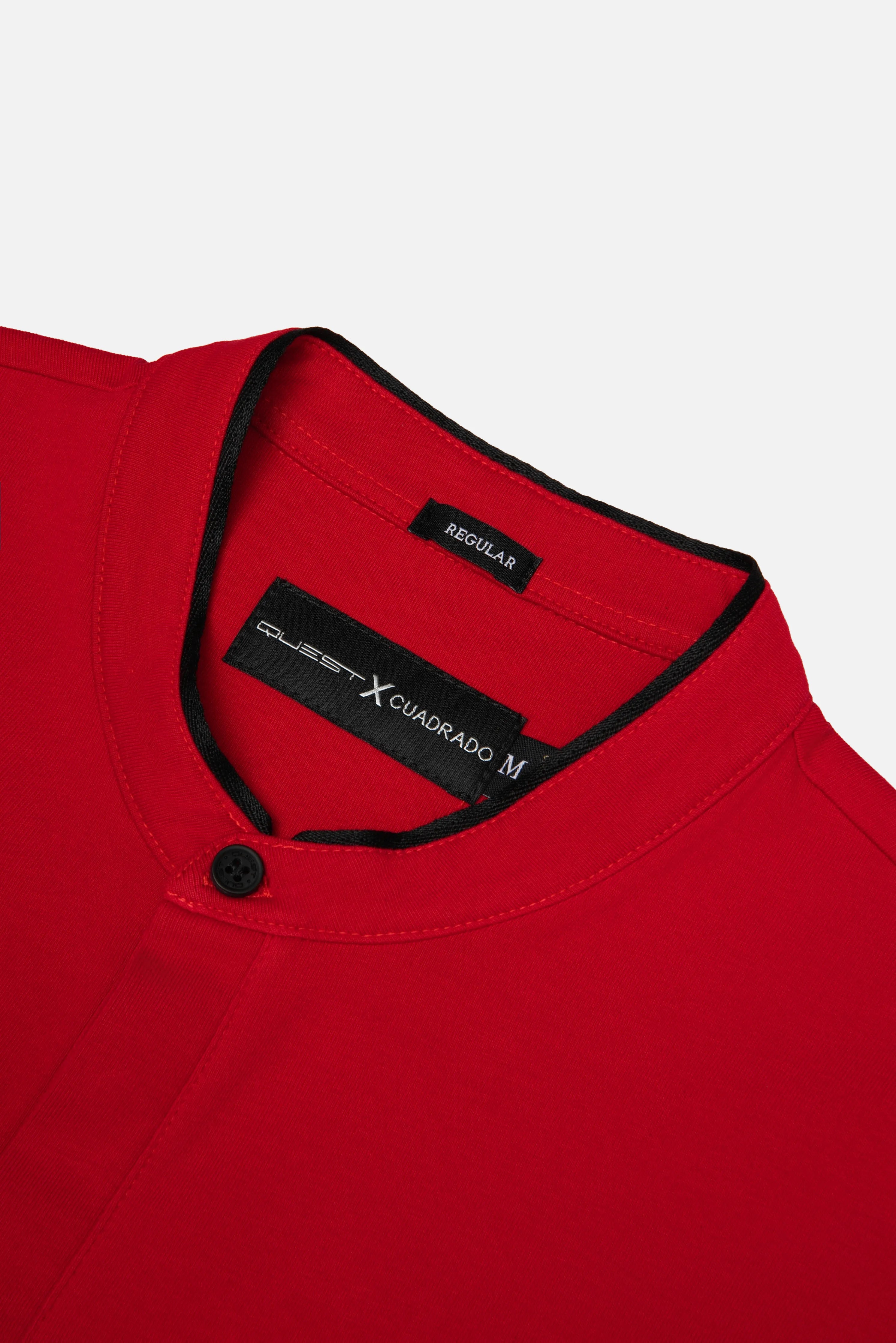 POLO MANGA CORTA COLOR ROJO