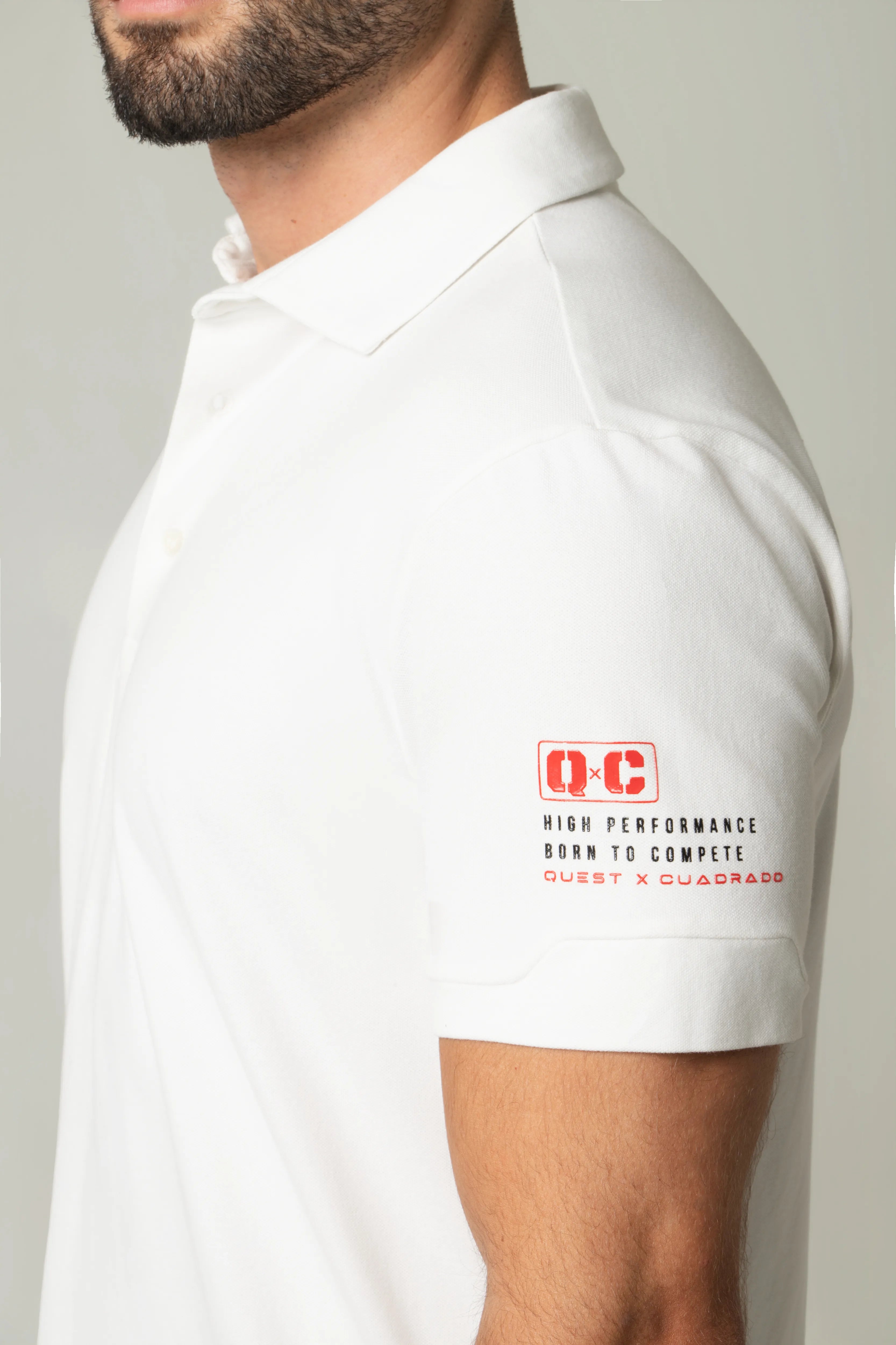 POLO MANGA CORTA COLOR IVORY