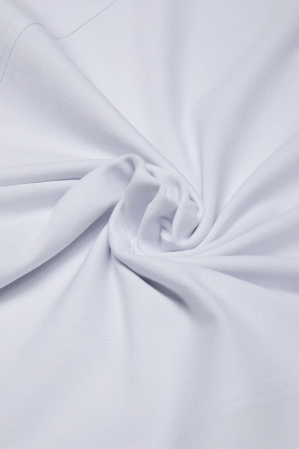POLO MANGA CORTA COLOR BLANCO OPTICO
