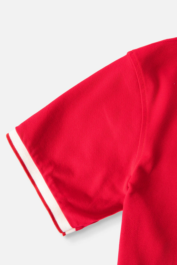 POLO MANGA CORTA COLOR ROJO