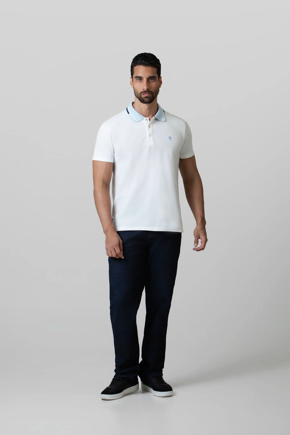 POLO MANGA CORTA COLOR IVORY