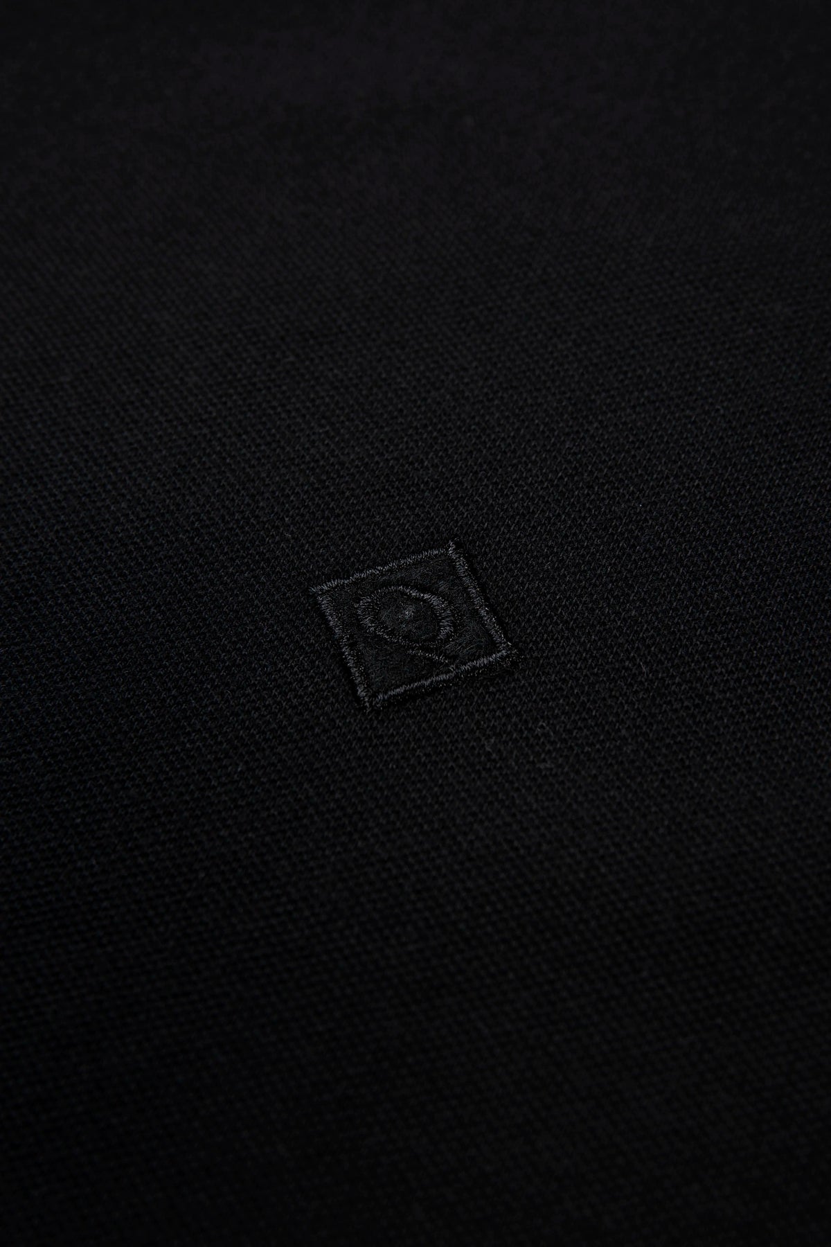 POLO MANGA CORTA COLOR NEGRO