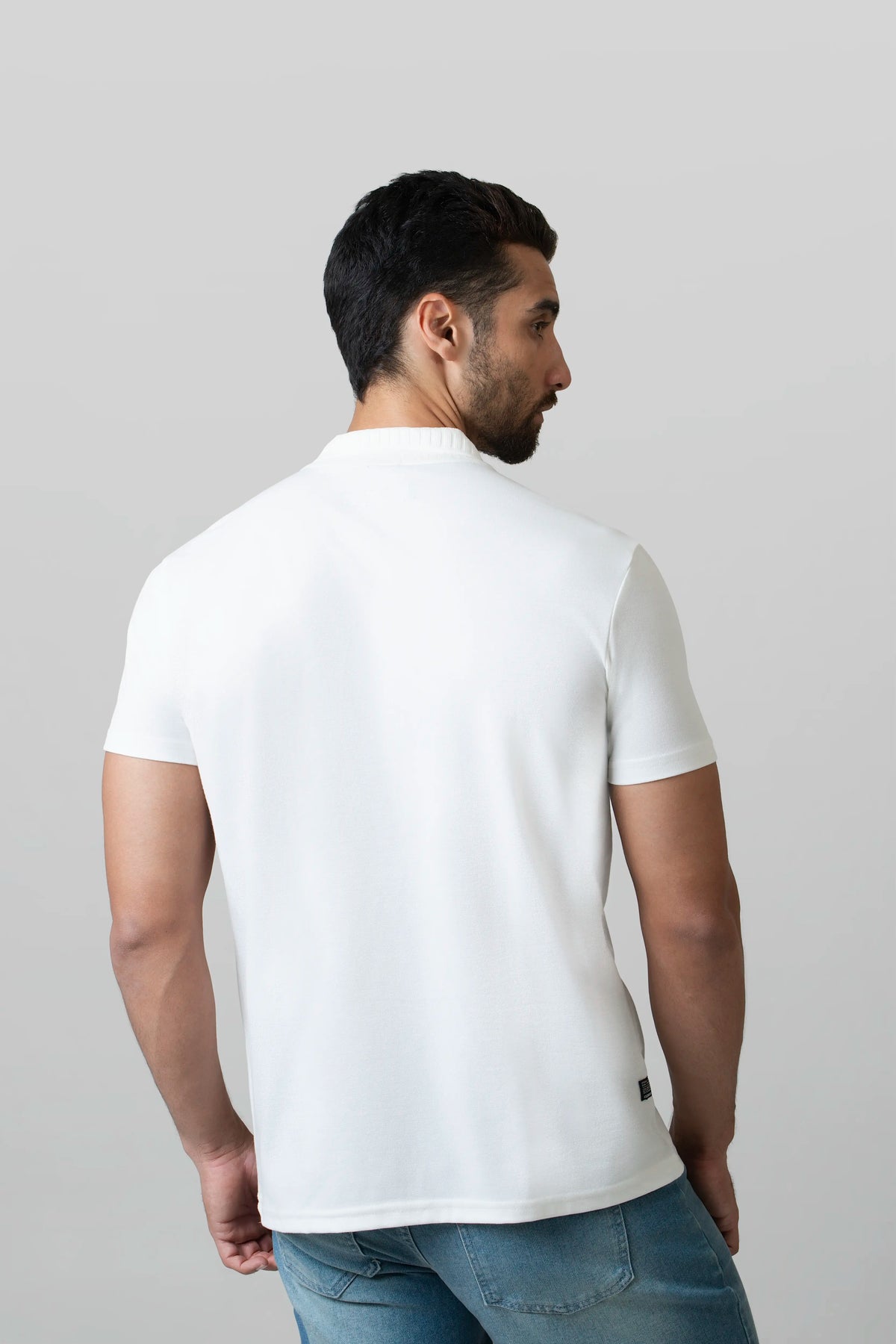 POLO MANGA CORTA COLOR IVORY