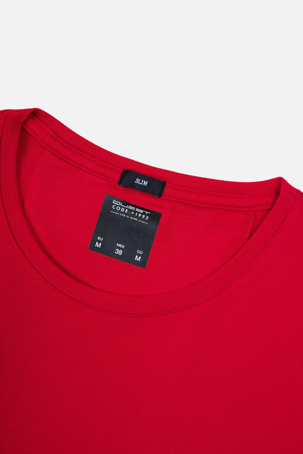 CAMISETA ESPECIAL UNICOLOR COLOR ROJO