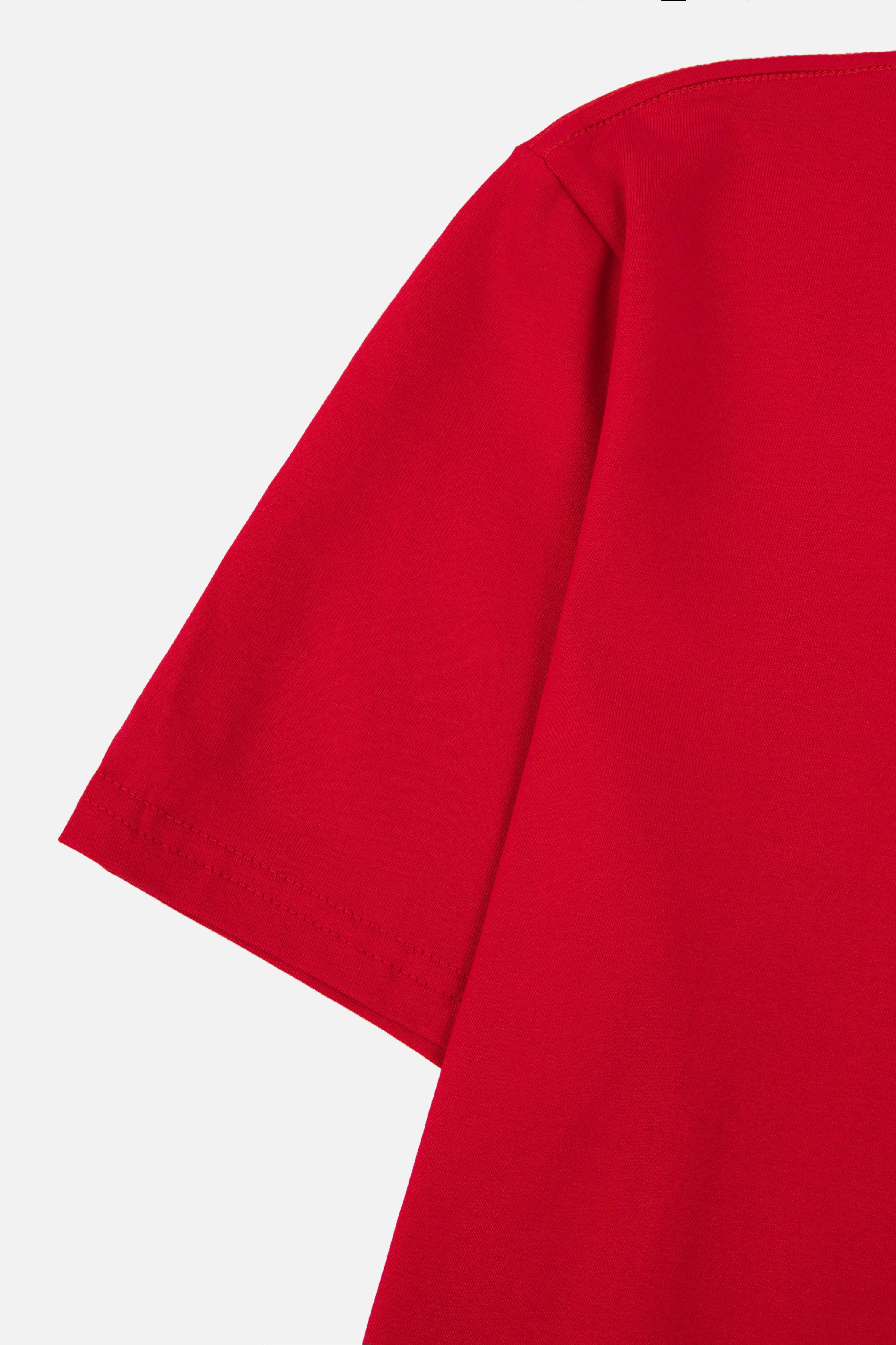 CAMISETA ESPECIAL UNICOLOR COLOR ROJO