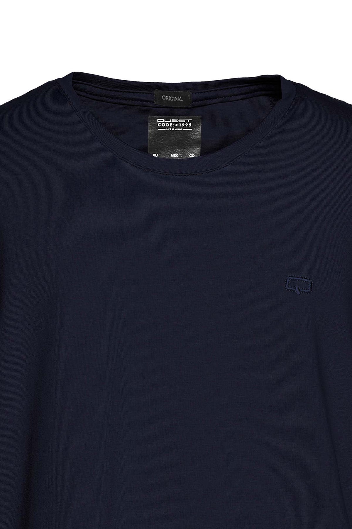 CAMISETA ESPECIAL UNICOLOR COLOR AZUL OSCURO
