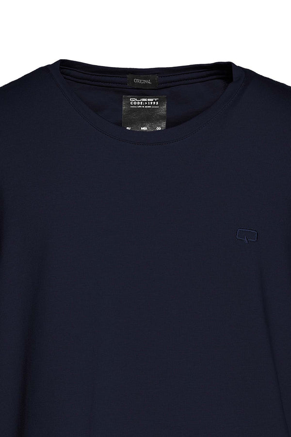 CAMISETA ESPECIAL UNICOLOR COLOR AZUL OSCURO