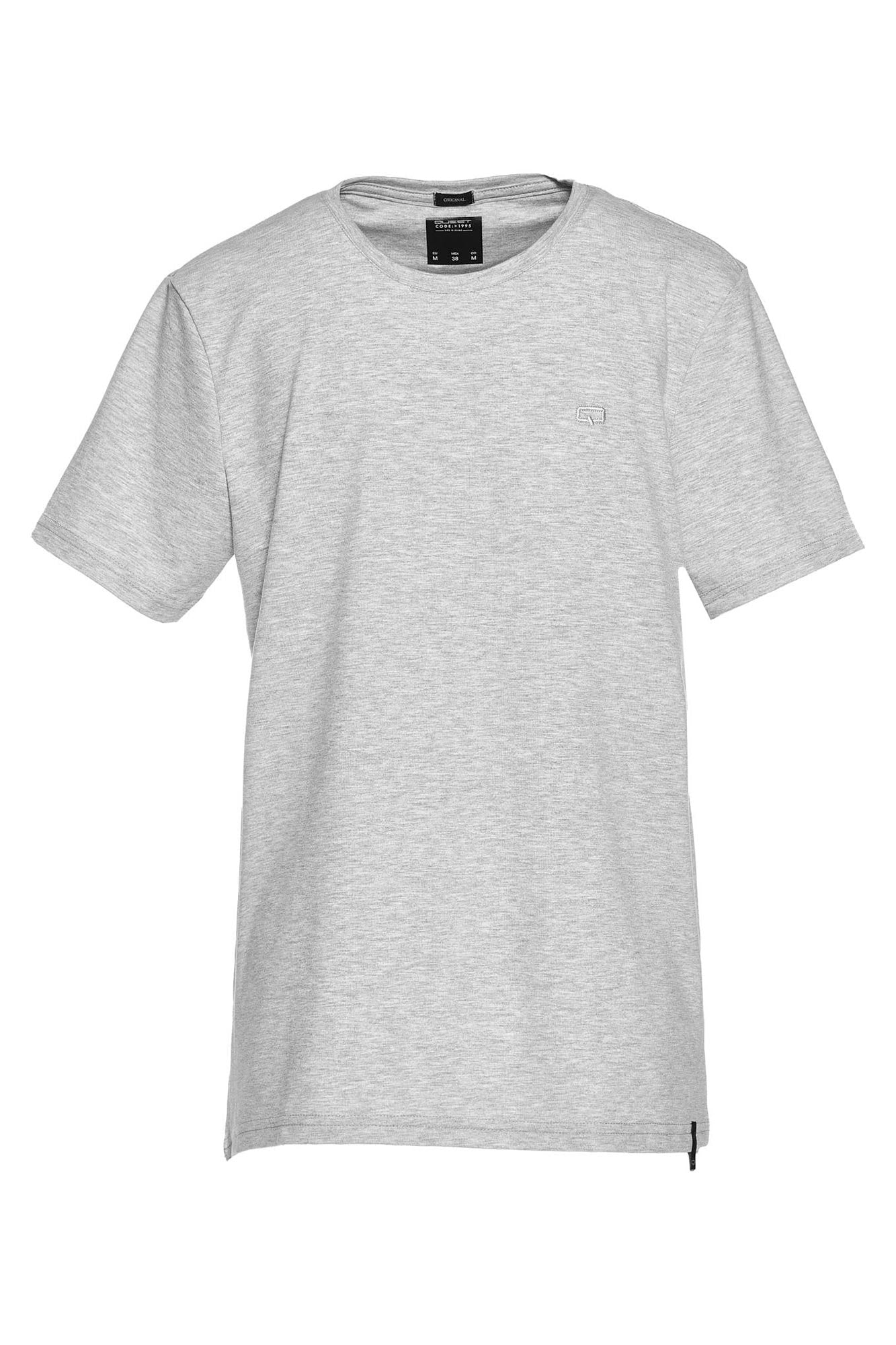 CAMISETA ESPECIAL UNICOLOR COLOR GRIS JASPE CLARO