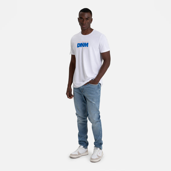 CAMISETA ESPECIAL ESTAMPADO LOCALIZADO COLOR BLANCO BLANCO