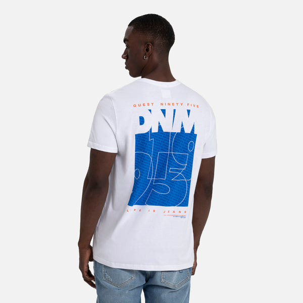 CAMISETA ESPECIAL ESTAMPADO LOCALIZADO COLOR BLANCO BLANCO