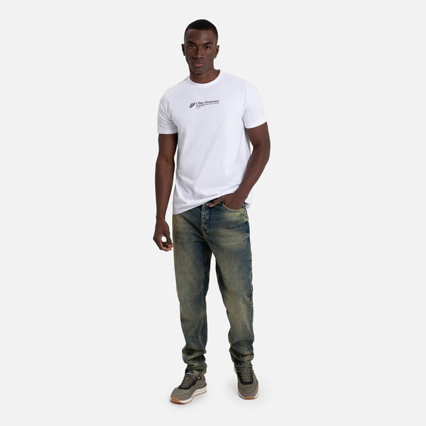 CAMISETA ESPECIAL ESTAMPADO LOCALIZADO COLOR BLANCO OPTICO