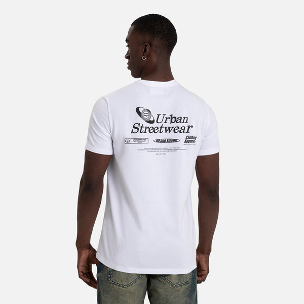 CAMISETA ESPECIAL ESTAMPADO LOCALIZADO COLOR BLANCO OPTICO