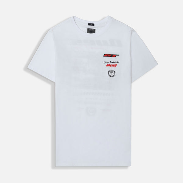 CAMISETA ESPECIAL ESTAMPADO LOCALIZADO COLOR BLANCO BLANCO