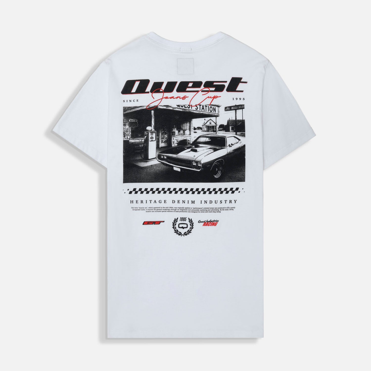 CAMISETA ESPECIAL ESTAMPADO LOCALIZADO COLOR BLANCO BLANCO