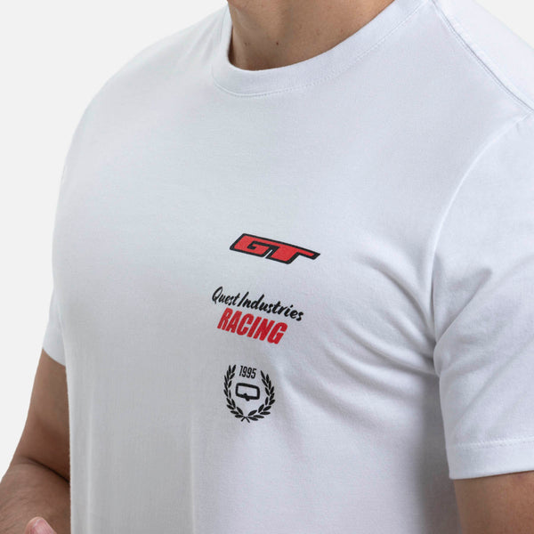 CAMISETA ESPECIAL ESTAMPADO LOCALIZADO COLOR BLANCO BLANCO