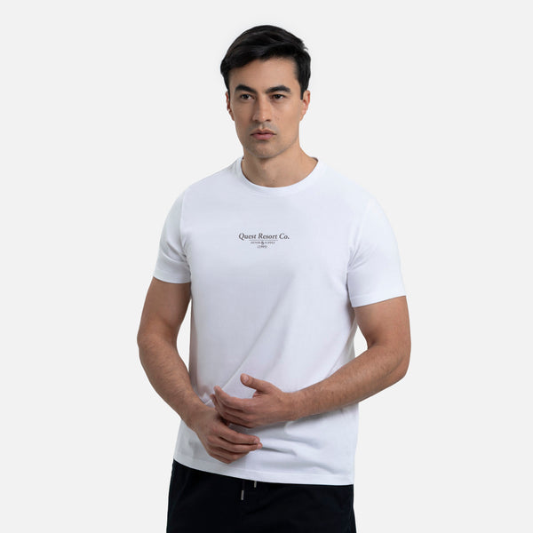 CAMISETA ESPECIAL ESTAMPADO LOCALIZADO COLOR BLANCO BLANCO