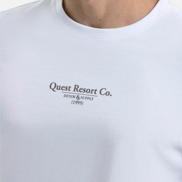 CAMISETA ESPECIAL ESTAMPADO LOCALIZADO COLOR BLANCO BLANCO