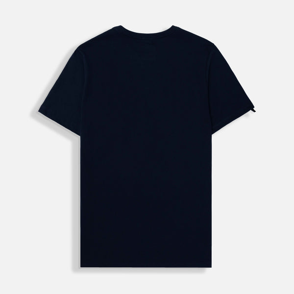 CAMISETA ESPECIAL ESTAMPADO LOCALIZADO COLOR AZUL OSCURO
