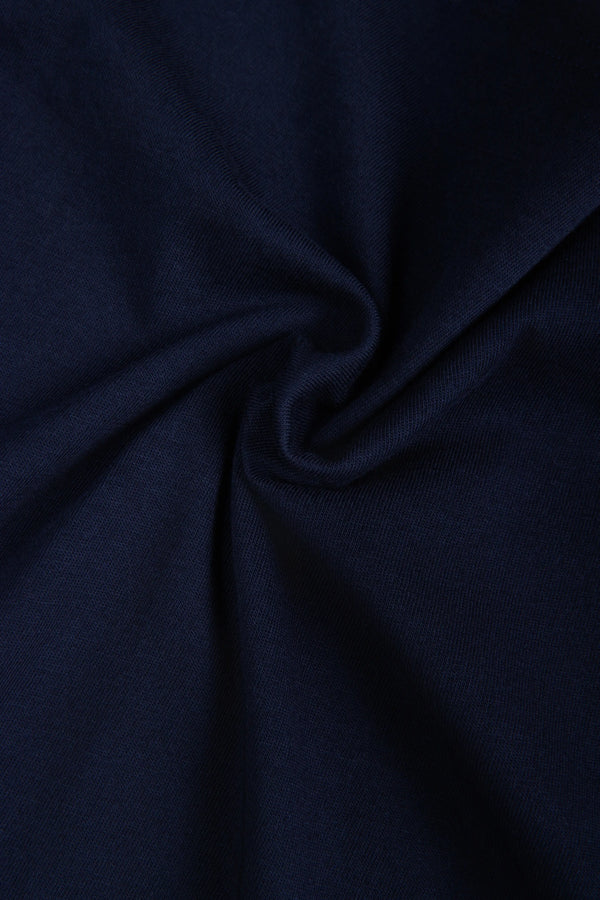 CAMISETA ESPECIAL ESTAMPADO LOCALIZADO COLOR AZUL OSCURO