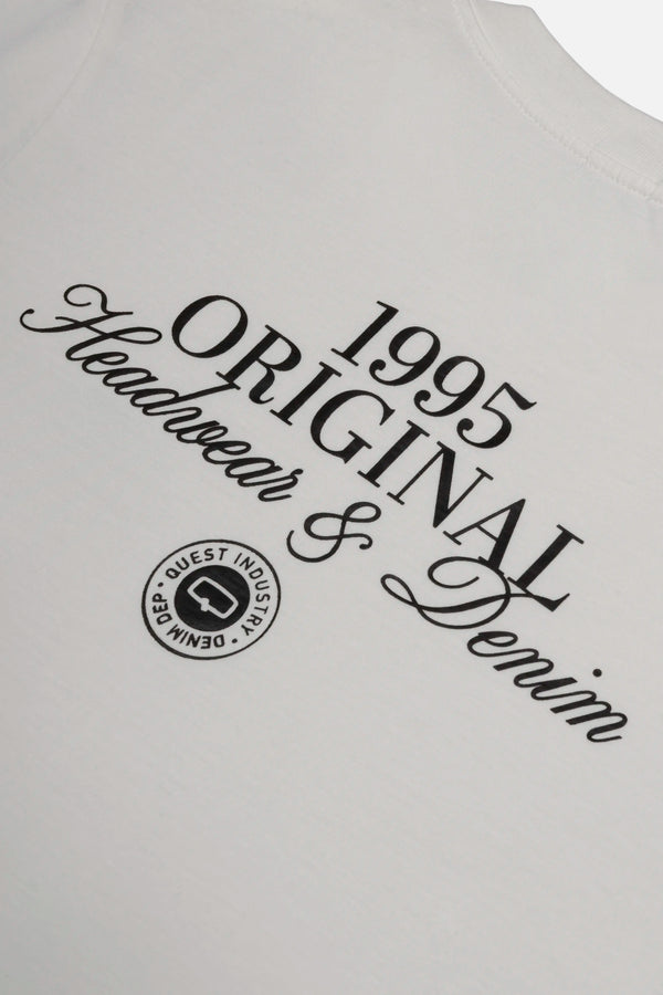 CAMISETA ESPECIAL ESTAMPADO LOCALIZADO COLOR IVORY