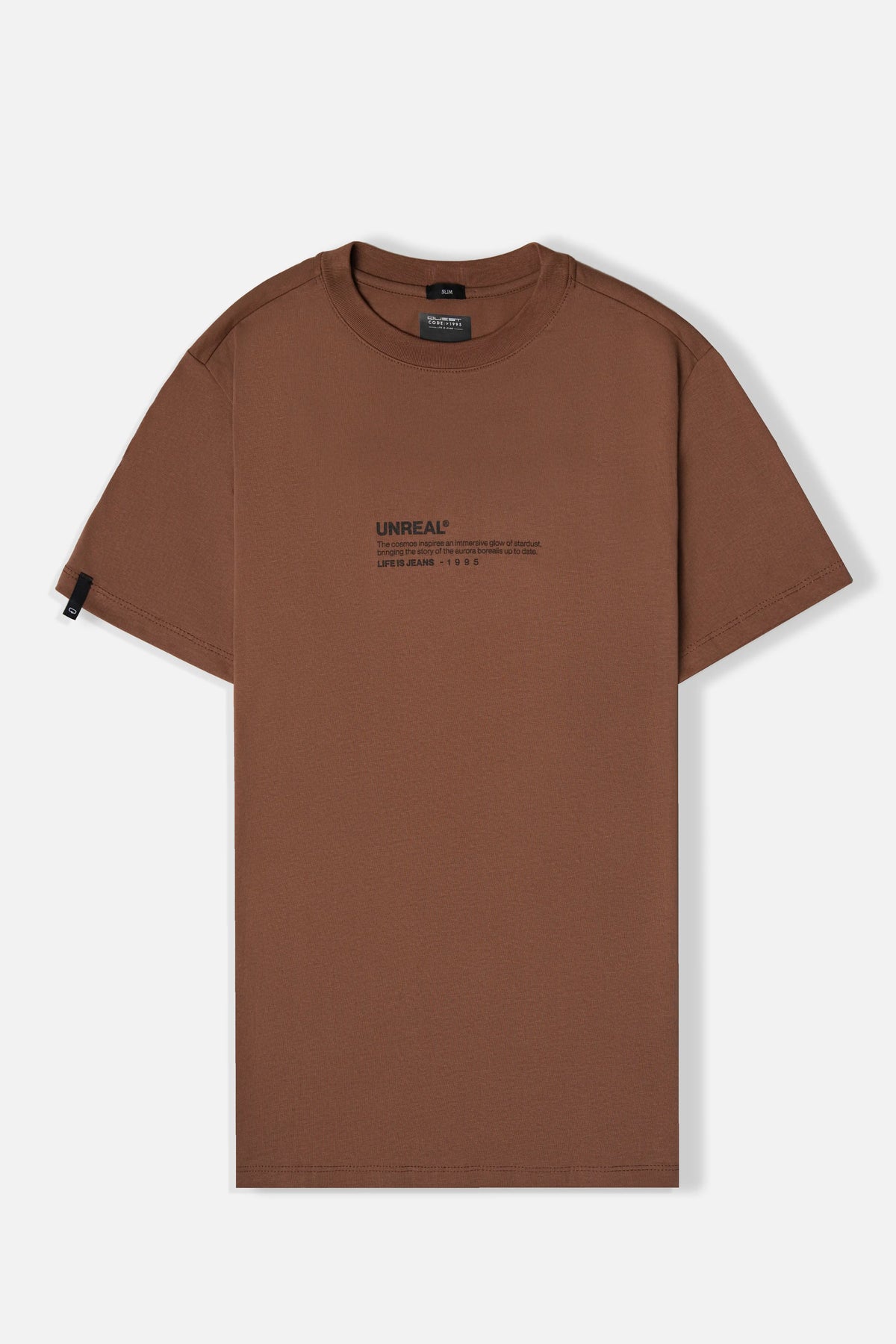 CAMISETA ESPECIAL ESTAMPADO LOCALIZADO COLOR BRUNETTE