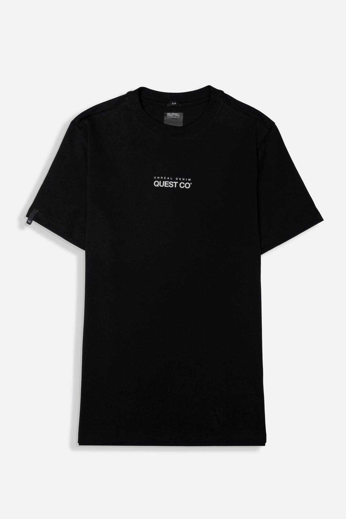 CAMISETA ESPECIAL ESTAMPADO LOCALIZADO COLOR NEGRO