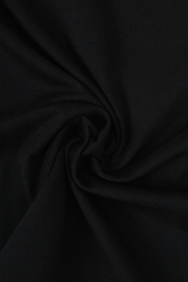 CAMISETA ESPECIAL ESTAMPADO LOCALIZADO COLOR NEGRO