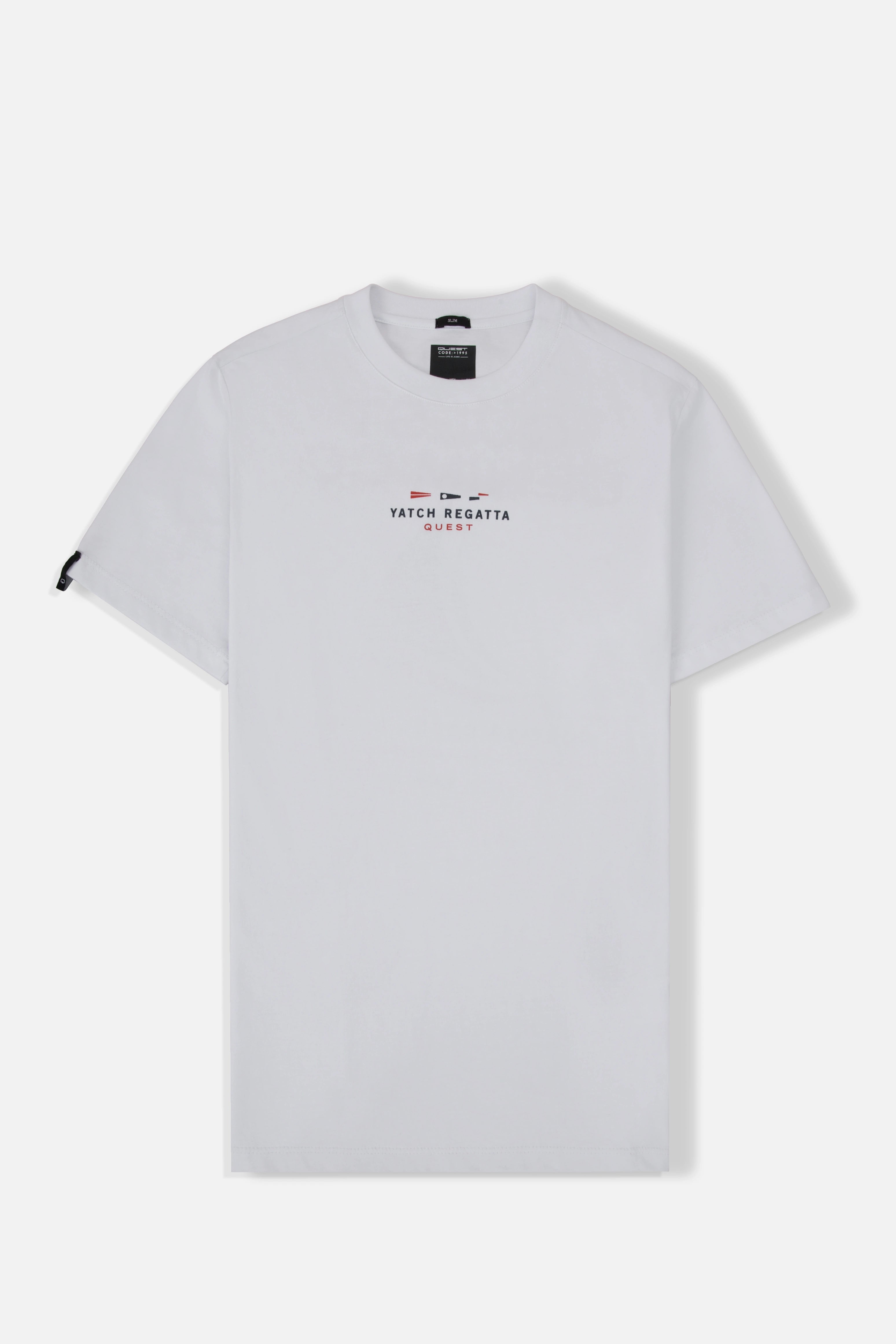 CAMISETA ESPECIAL ESTAMPADO LOCALIZADO COLOR BLANCO BLANCO