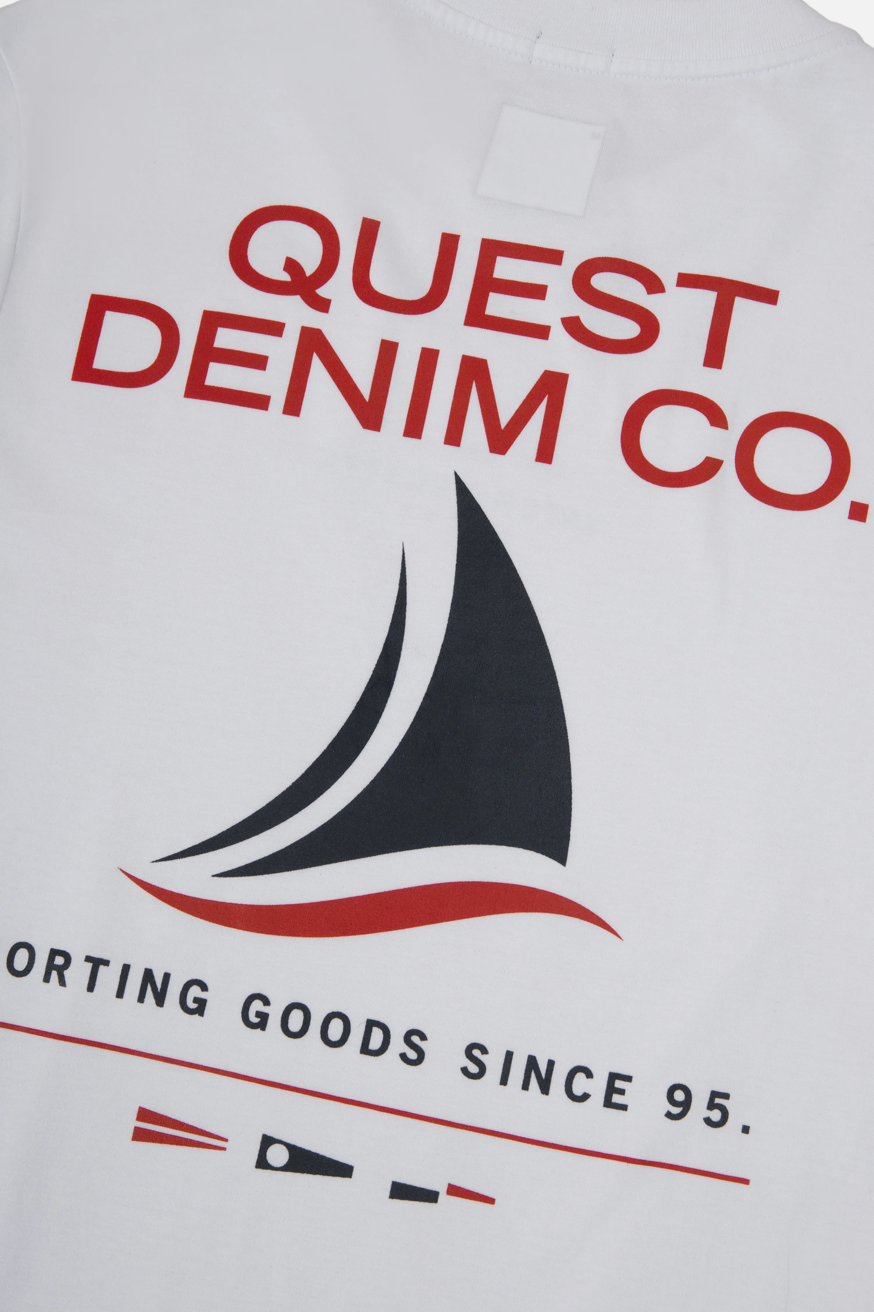 CAMISETA ESPECIAL ESTAMPADO LOCALIZADO COLOR BLANCO BLANCO