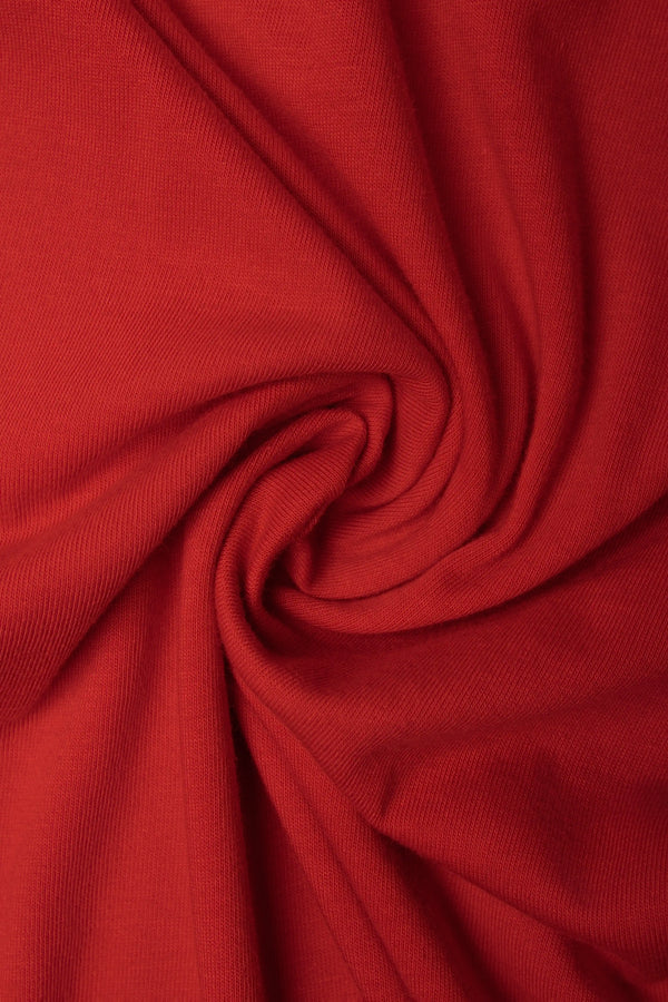 CAMISETA ESPECIAL ESTAMPADO LOCALIZADO COLOR ROJO
