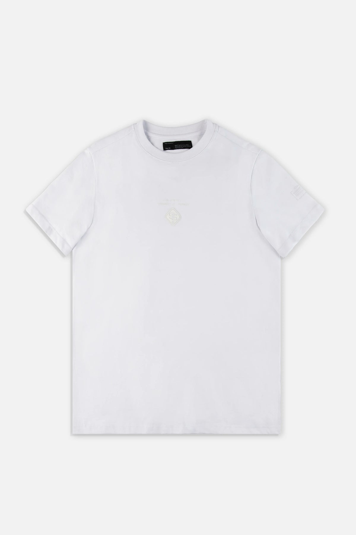 CAMISETA ESTAMPADO LOCALIZADO COLOR BLANCO