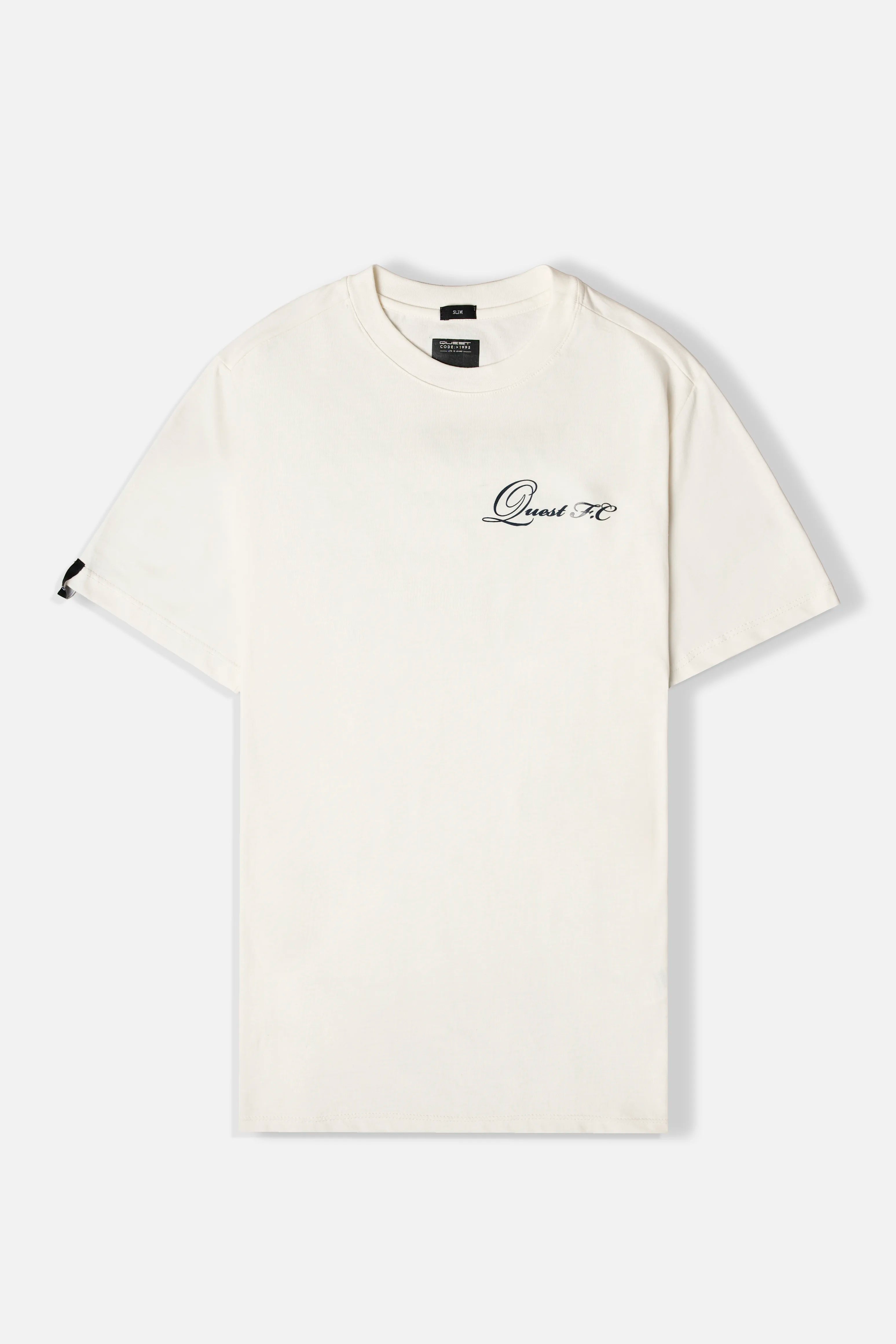 CAMISETA ESPECIAL ESTAMPADO LOCALIZADO COLOR IVORY
