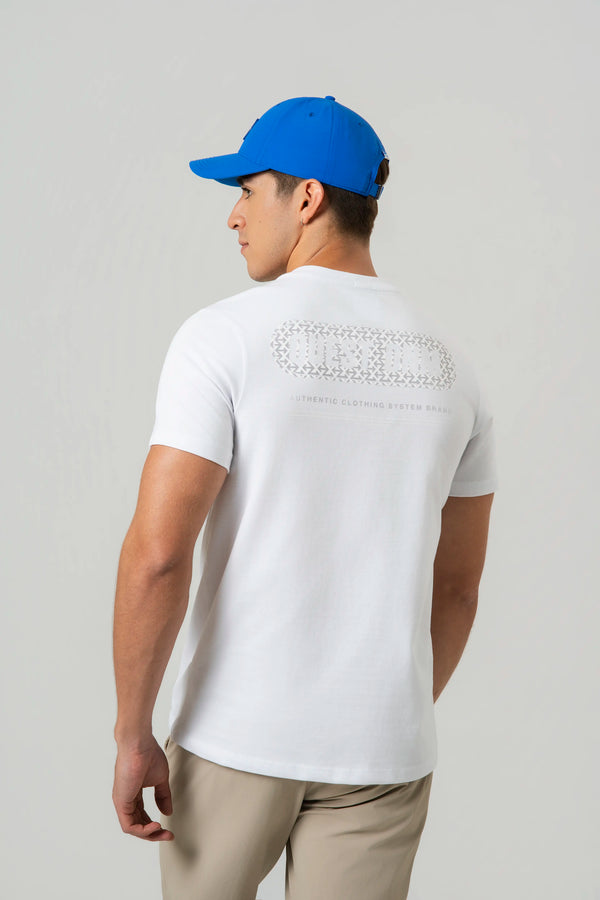 CAMISETA ESPECIAL ESTAMPADO LOCALIZADO COLOR BLANCO BLANCO