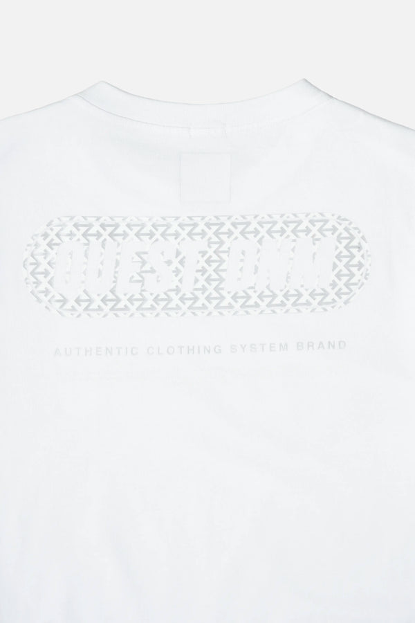 CAMISETA ESPECIAL ESTAMPADO LOCALIZADO COLOR BLANCO BLANCO