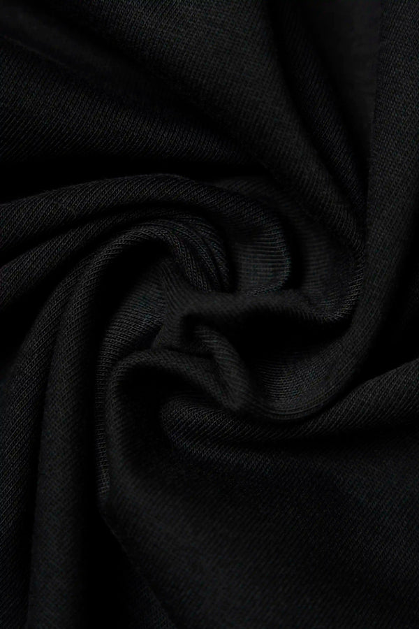 CAMISETA ESPECIAL ESTAMPADO LOCALIZADO COLOR NEGRO