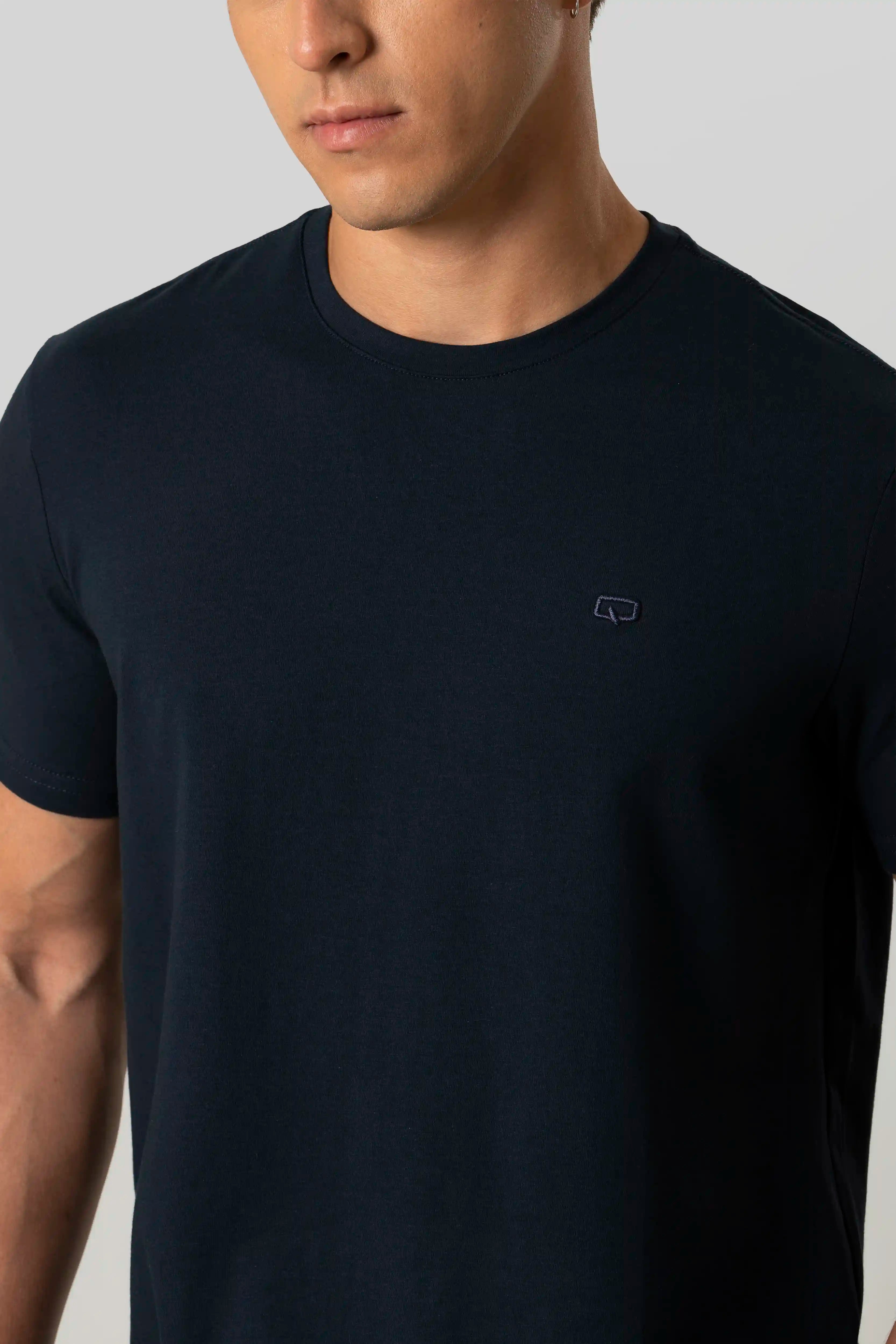 CAMISETA ESPECIAL UNICOLOR COLOR AZUL OSCURO