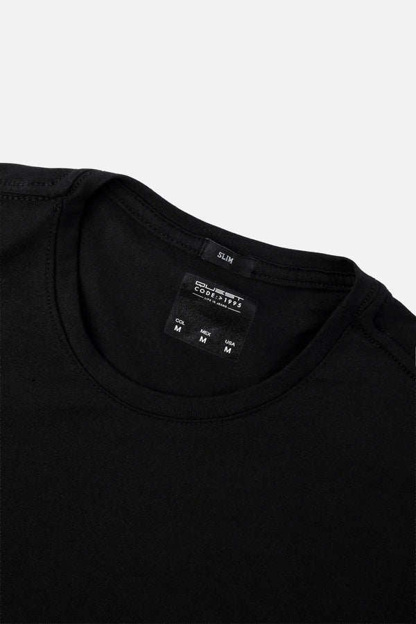 CAMISETA ESPECIAL UNICOLOR COLOR NEGRO