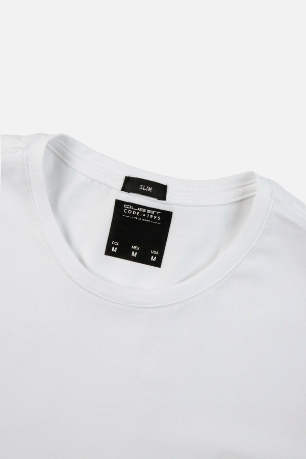 CAMISETA ESPECIAL UNICOLOR COLOR BLANCO