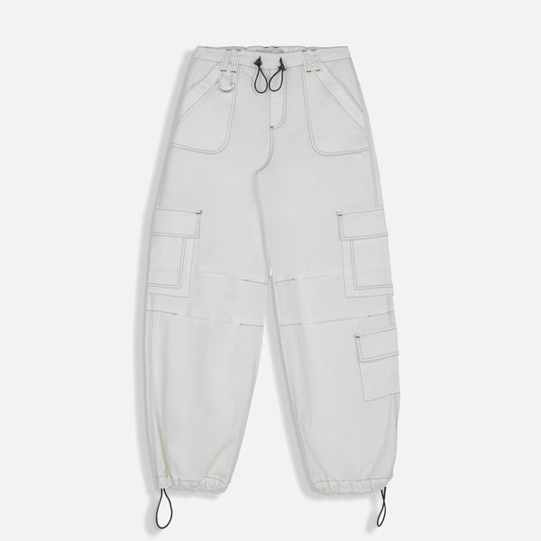 PANTALON CARGO COLOR IVORY