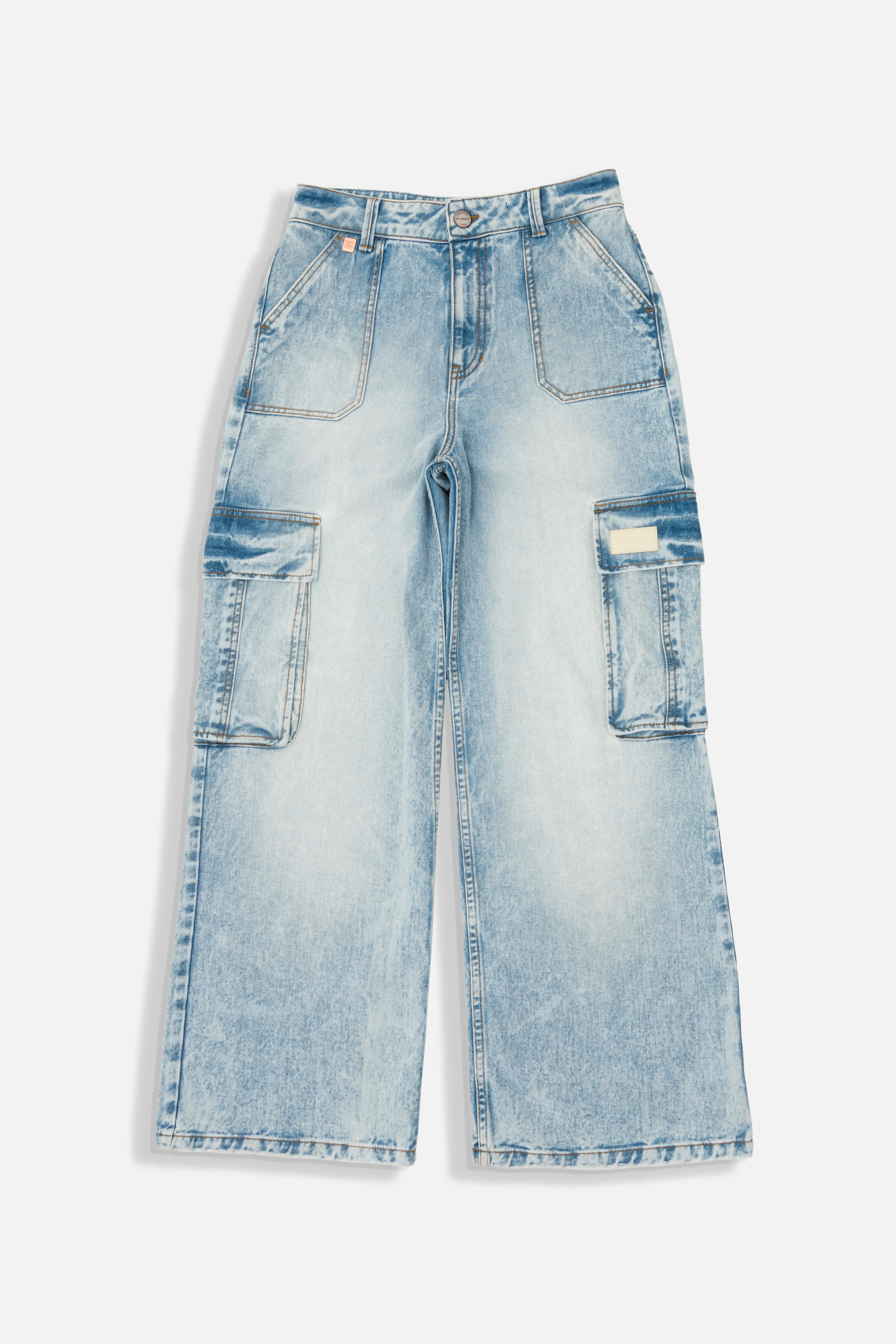 JEAN CARGO COLOR AZUL MEDIO