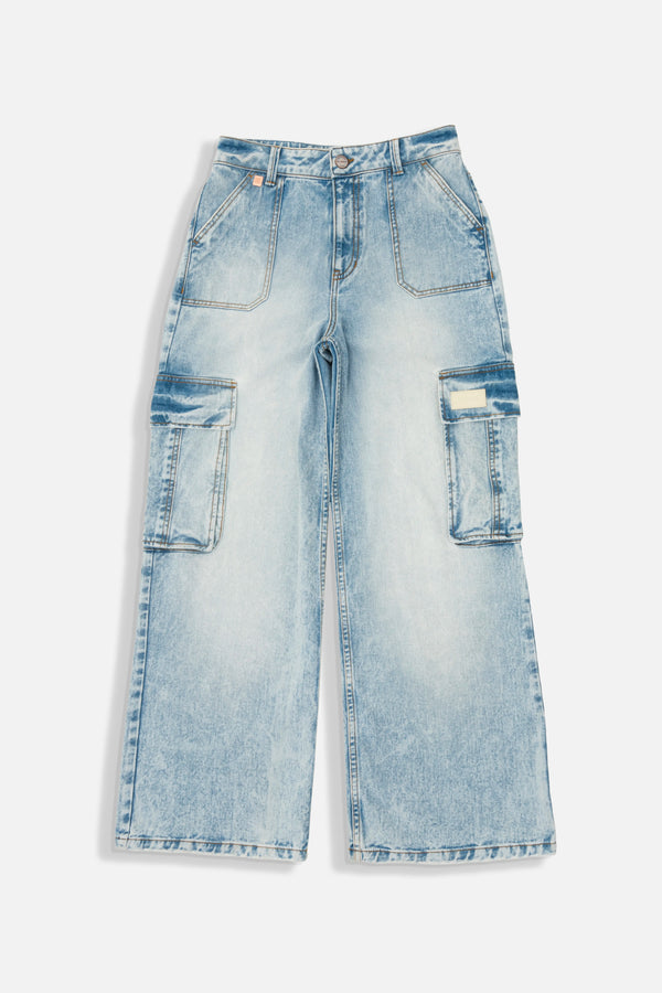 JEAN CARGO COLOR AZUL MEDIO