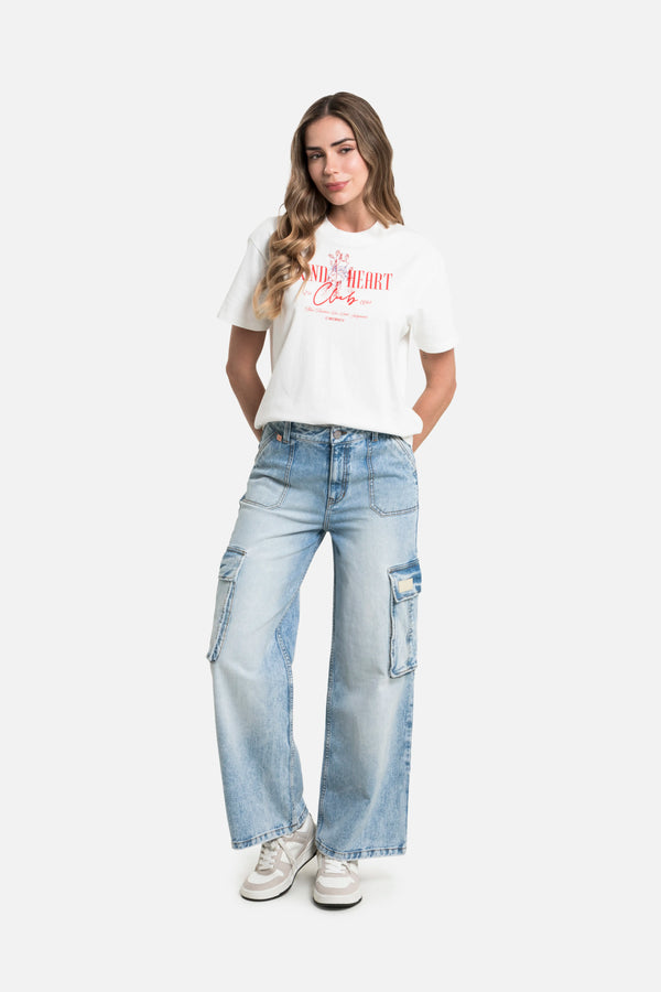 JEAN CARGO COLOR AZUL MEDIO