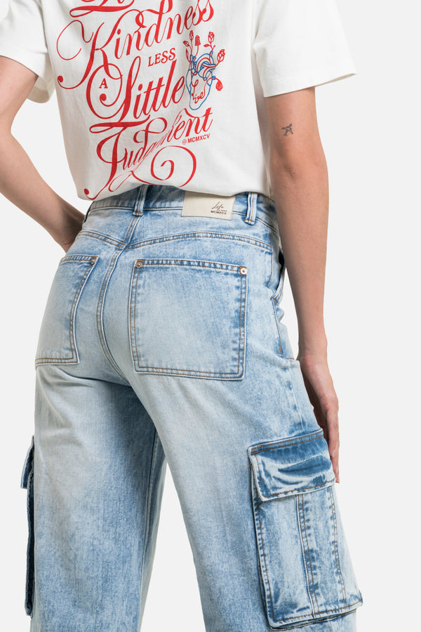 JEAN CARGO COLOR AZUL MEDIO