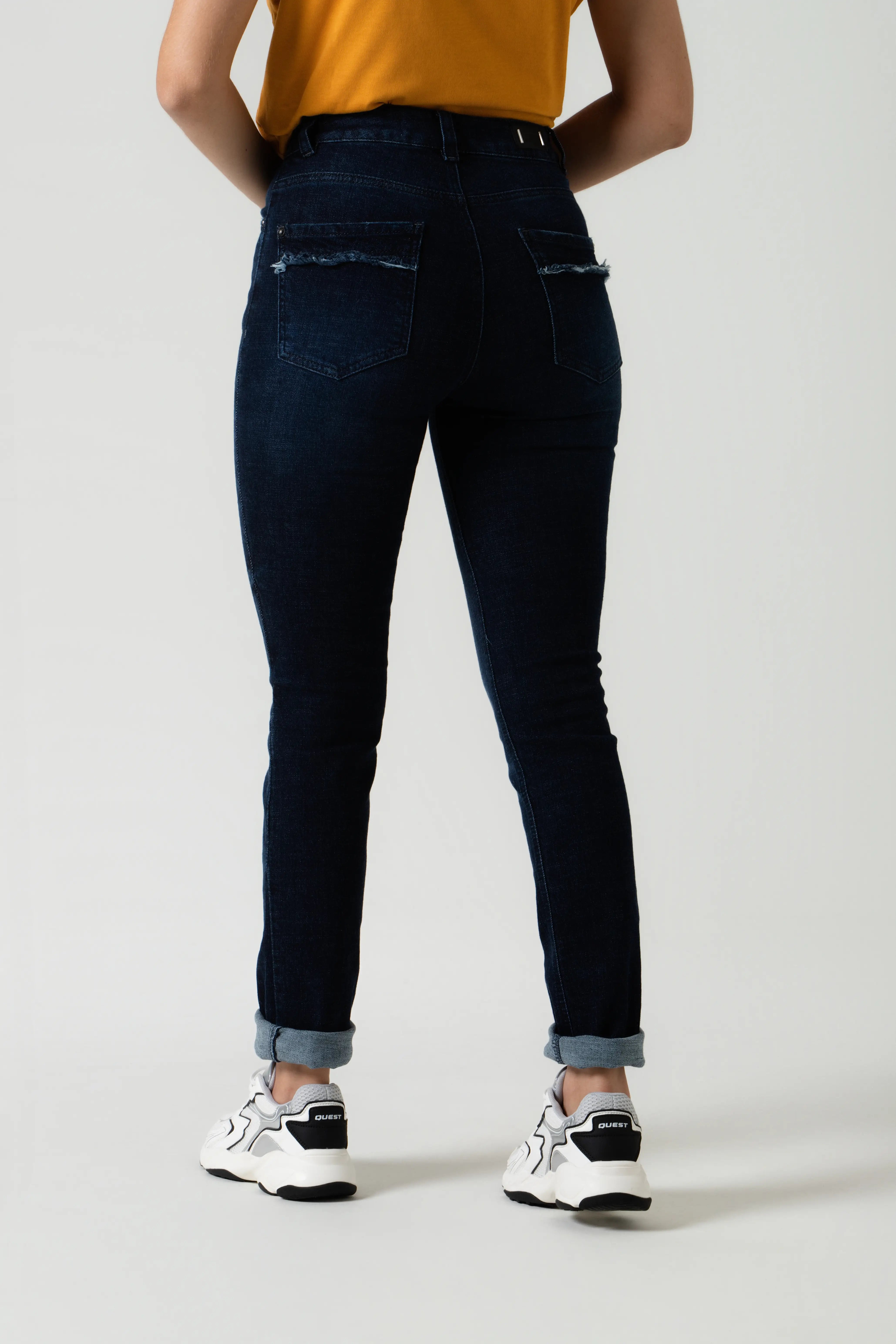 JEAN 5 BOLSILLOS COLOR AZUL OSCURO