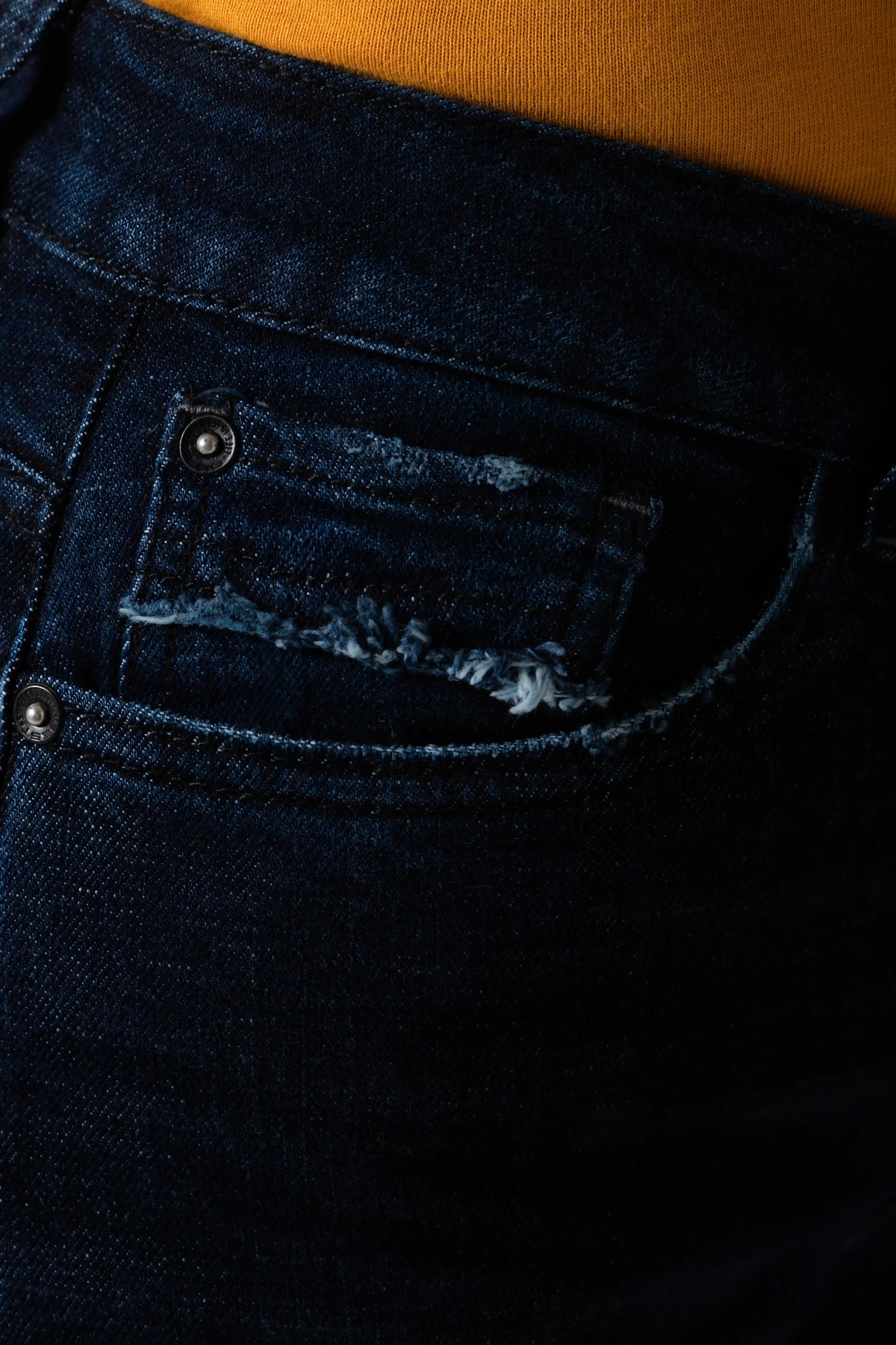 JEAN 5 BOLSILLOS COLOR AZUL OSCURO