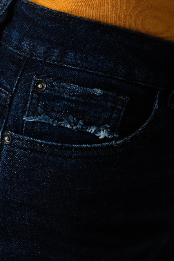 JEAN 5 BOLSILLOS COLOR AZUL OSCURO