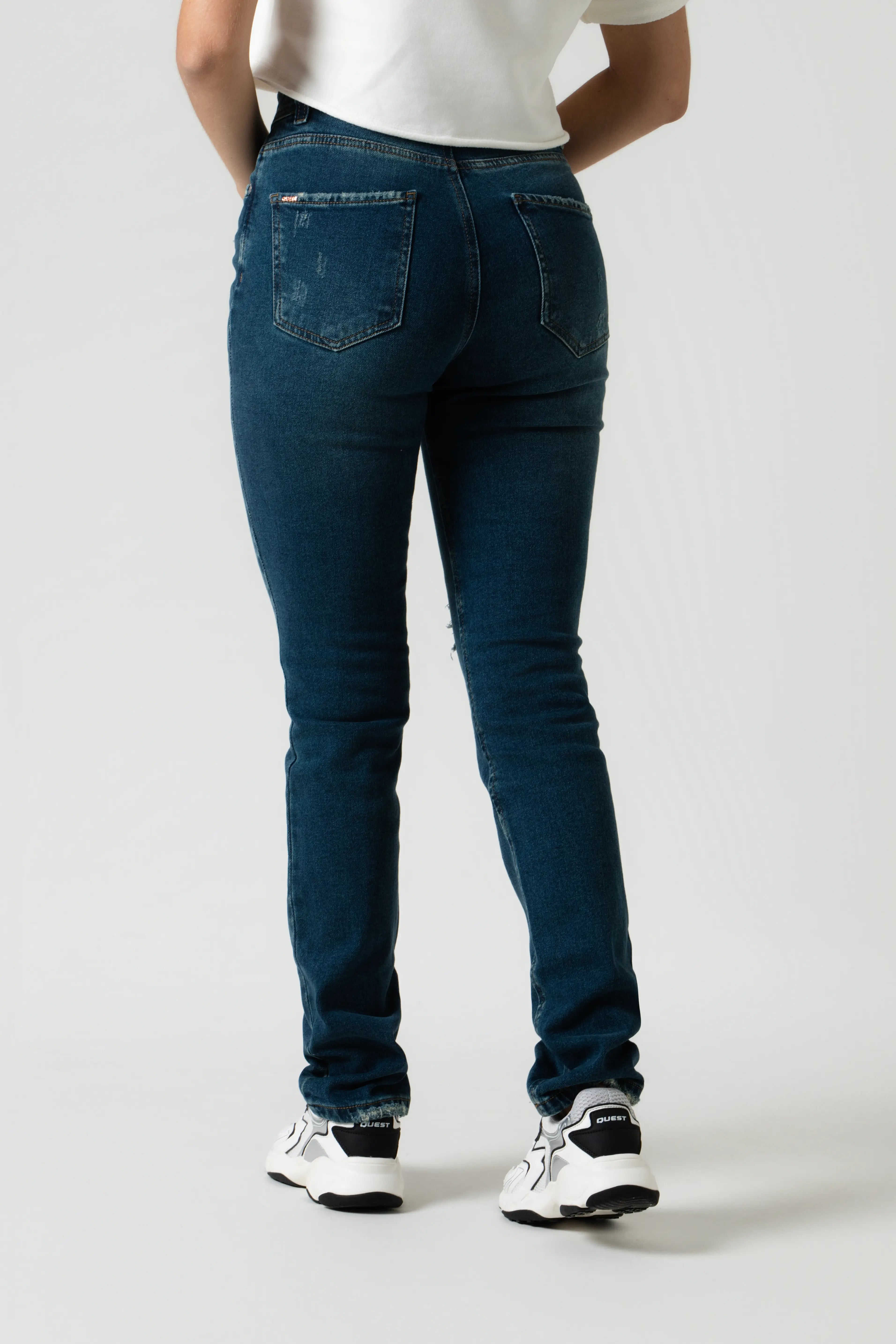 JEAN 5 BOLSILLOS COLOR AZUL MEDIO