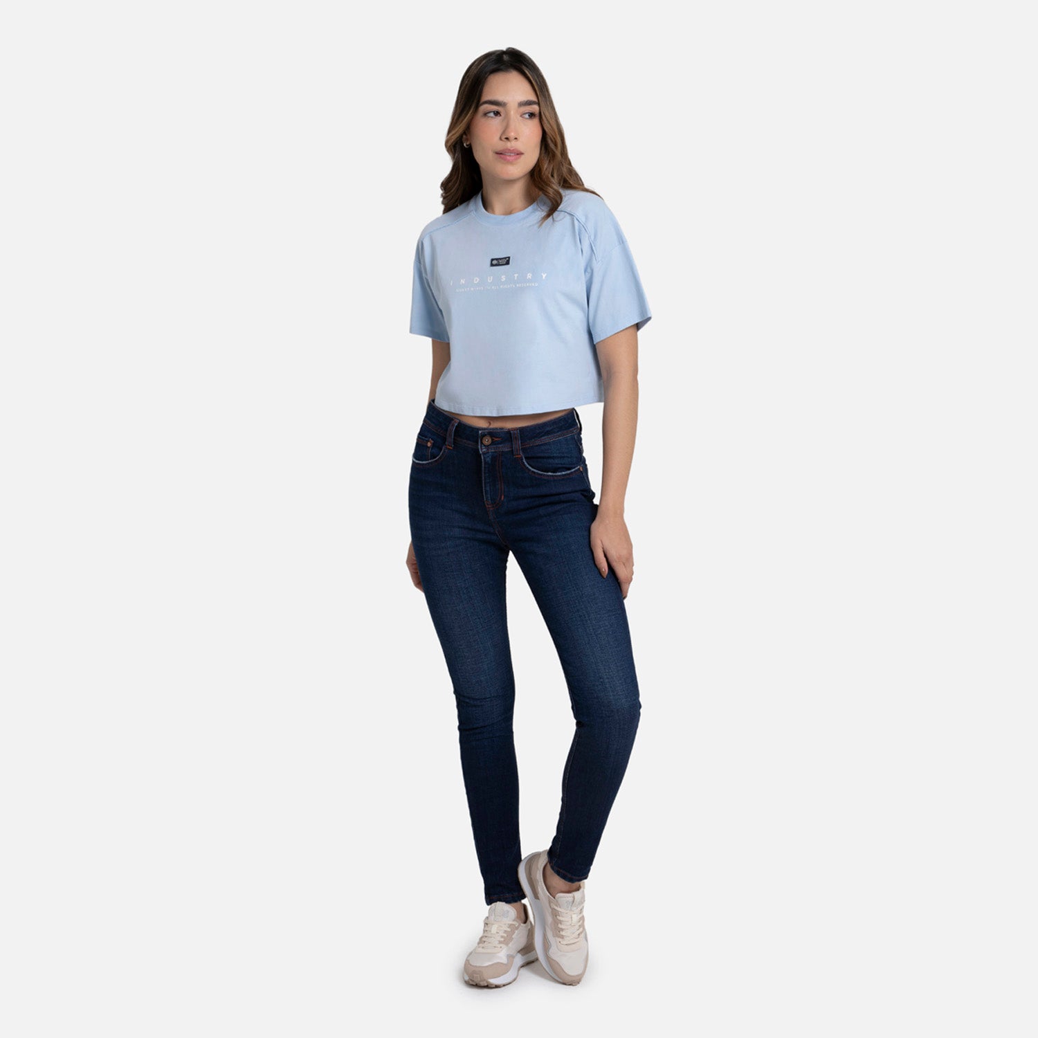 JEAN 5 BOLSILLOS COLOR AZUL INDUSTRY