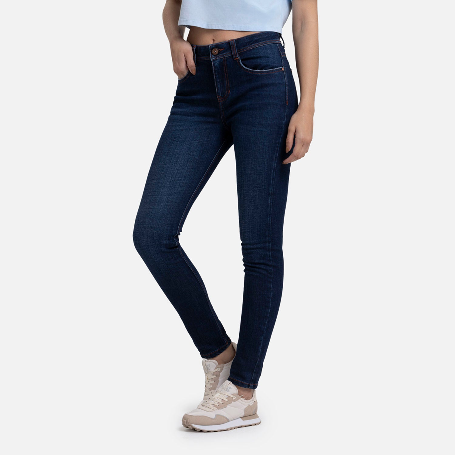 JEAN 5 BOLSILLOS COLOR AZUL INDUSTRY